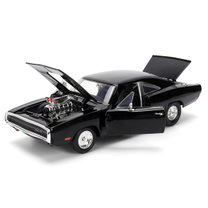 DODGE CHARGER 1970 FAST & FURIOUS GLOSSY BLACK 1:24 Jada Toys Movie Modellino