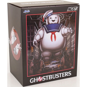 GHOSTBUSTERS NANO SCENE PUFT MARSHMALLOW MAN WITH CADILLAC ECTO-1 1:64 Jada Toys Movie Modellino