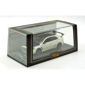 MITSUBISHI LANCER EVO X 2011 PEARL WHITE 1:43 Vitesse Auto Stradali Modellino