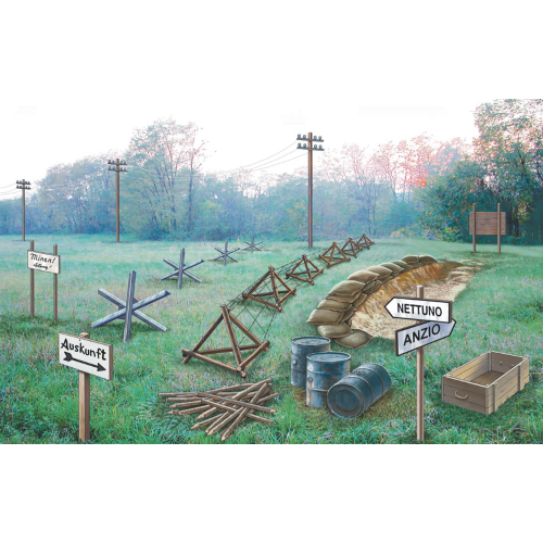 2nd WAR ACCESSORIES KIT 1:72 Italeri Kit Figure Militari Modellino