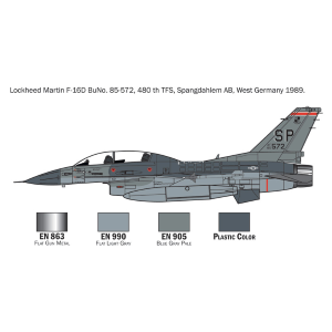 F-16 C/D NIGHT FALCON SET COMPLETO KIT 1:72 Italeri Kit Aerei Modellino
