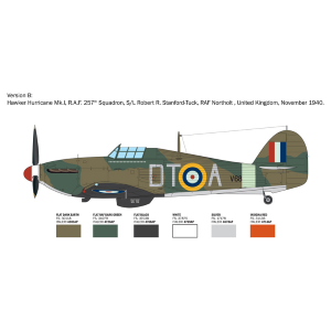 HURRICANE MK 1 ACES KIT 1:48 Italeri Kit Aerei Modellino