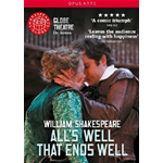 William Shakespeare - All's Well That Ends Well (Globe Theatre)  [Dvd Nuovo]