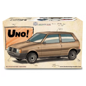 FIAT UNO 45 1983 BROWN 1:18 Laudo Racing Auto Stradali Modellino