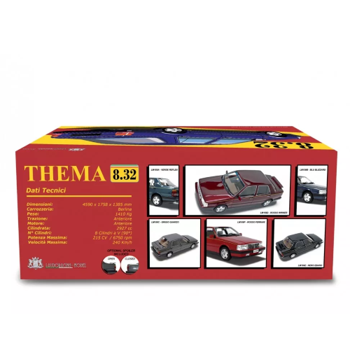 LANCIA THEMA 8.32 1986 NERO EBANO 1:18 Laudo Racing Auto Stradali Modellino