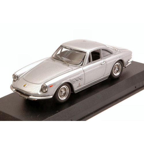 FERRARI 330 GT 1966 SILVER G.AGNELLI 1:43 Best Model Personaggi Storici Modellino
