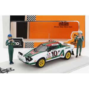 LANCIA STRATOS HF N.10 WINNER RALLY MONTE CARLO 1976 WITH FIGURE MUNARI/MAIGA 1:43 Ixo Model Auto Rally Modellino