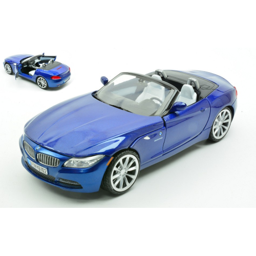 BMW Z4 2010 BLUE 1:24 MotorMax Auto Stradali Modellino