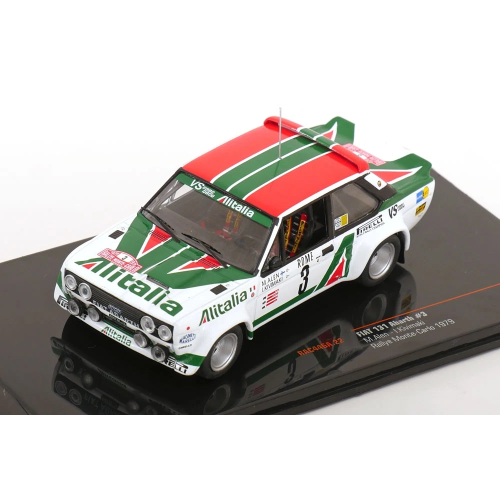 FIAT 131 ABARTH N.3 RALLY MONTE CARLO 1979 ALEN-KIVIMAKI 1:43 Ixo Model Auto Rally Modellino