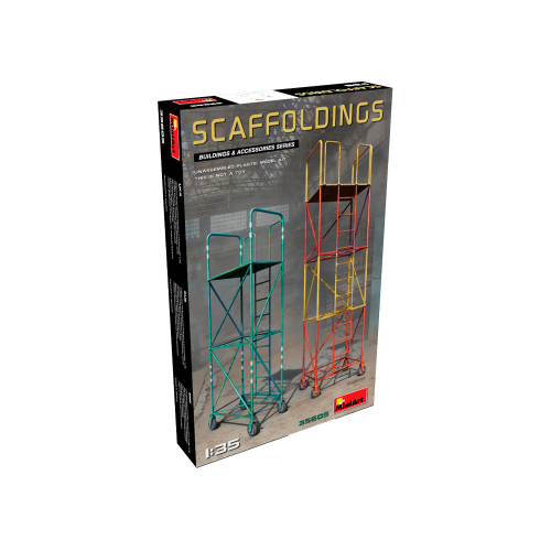 SCAFFALATURA KIT 1:35 Miniart Kit Diorami Modellino