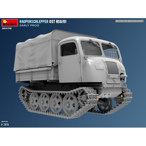RAUPENSCHLEPPER OST RSO/01. EARLY PROD.KIT 1:35 Miniart Kit Mezzi Militari Modellino
