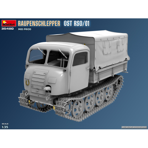 RAUPENSCHLEPPER OST RSO/01 MID PROD.KIT 1:35 Miniart Kit Mezzi Militari Modellino