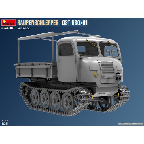 RAUPENSCHLEPPER OST RSO/01 MID PROD.KIT 1:35 Miniart Kit Mezzi Militari Modellino