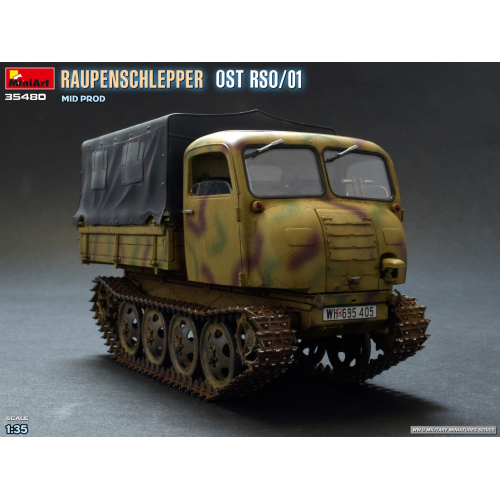 RAUPENSCHLEPPER OST RSO/01 MID PROD.KIT 1:35 Miniart Kit Mezzi Militari Modellino