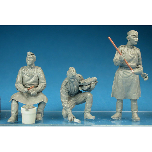 SOVIET FIELD KITCHEN KP-42 KIT 1:35 Miniart Kit Figure Militari Modellino