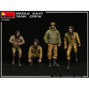 MIDDLE EAST TANK CREW 1960-70s KIT 1:35 Miniart Kit Figure Militari Modellino