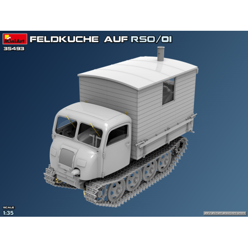 FELDKUCHE AUF RSO/01 KIT 1:35 Miniart Kit Mezzi Militari Modellino