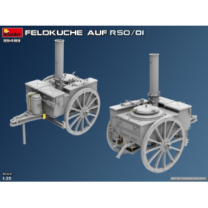 FELDKUCHE AUF RSO/01 KIT 1:35 Miniart Kit Mezzi Militari Modellino
