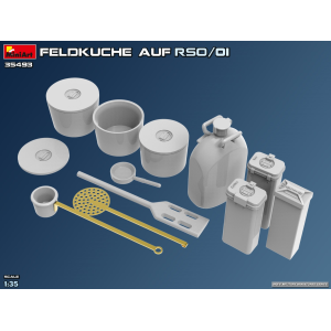 FELDKUCHE AUF RSO/01 KIT 1:35 Miniart Kit Mezzi Militari Modellino