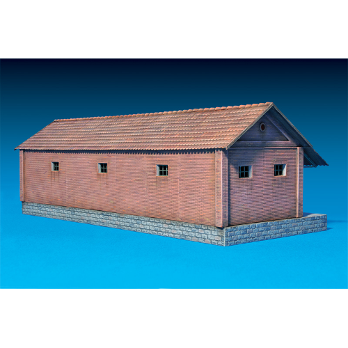 FREIGHT SHED KIT 1:72 Miniart Kit Diorami Modellino