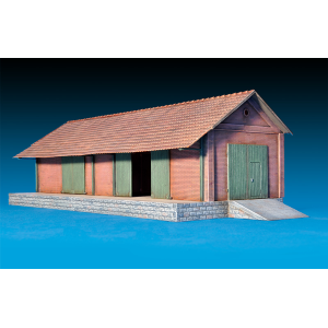FREIGHT SHED KIT 1:72 Miniart Kit Diorami Modellino