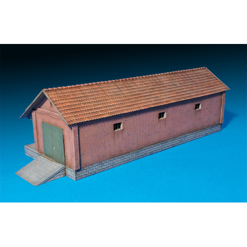 FREIGHT SHED KIT 1:72 Miniart Kit Diorami Modellino