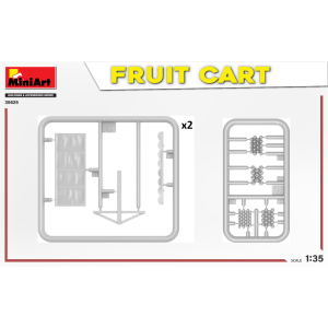 FRUIT CART KIT 1:35 Miniart Kit Diorami Modellino
