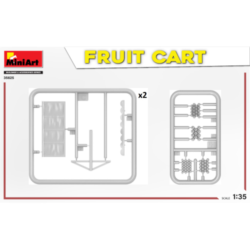 FRUIT CART KIT 1:35 Miniart Kit Diorami Modellino