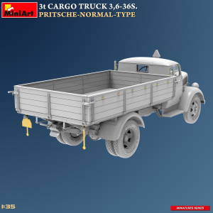 CARGO TRUCK 3t 3,6-36S. PRITSCHE-NORMAL-TYPE KIT 1:35 Miniart Kit Mezzi Militari Modellino