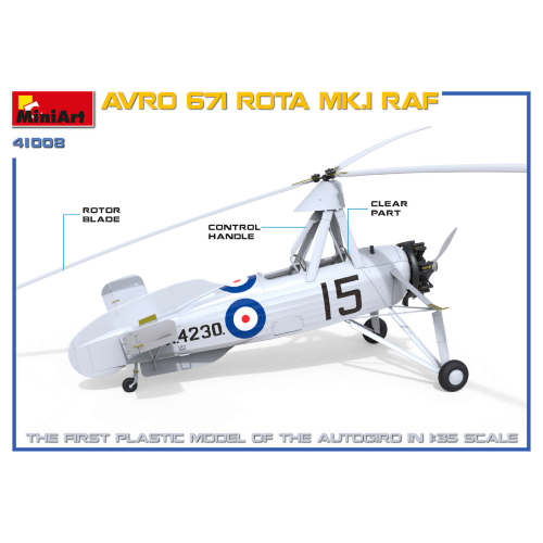 AVRO 671 ROTA Mk.I RAF KIT 1:35 Miniart Kit Aerei Modellino