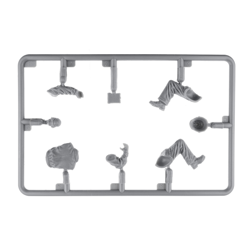 GERMAN TANK RIDERS SET 1 RESIN HEADS KIT 1:35 Miniart Kit Figure Militari Modellino