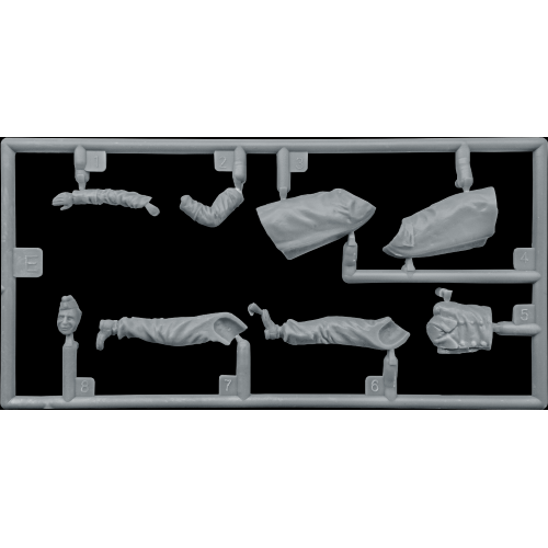GERMAN TANK CREW AT REST KIT 1:35 Miniart Kit Figure Militari Modellino