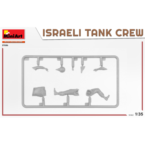 ISRAELI TANK CREW YOM KIPPUR WAR KIT 1:35 Miniart Kit Figure Militari Modellino