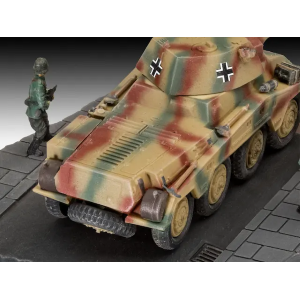 FIRST DIORAMA SET SD.KFZ.234/2 PUMA KIT 1:76 Revell Kit Mezzi Militari Modellino