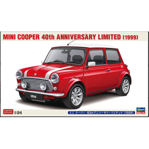MINI COOPER 40 1999 KIT 1:24 Hasegawa Kit Auto Modellino