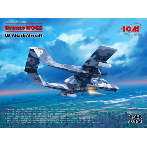 BRONCO NOGS US ATTACK AIRCRAFT KIT 1:48 ICM Kit Aerei Modellino