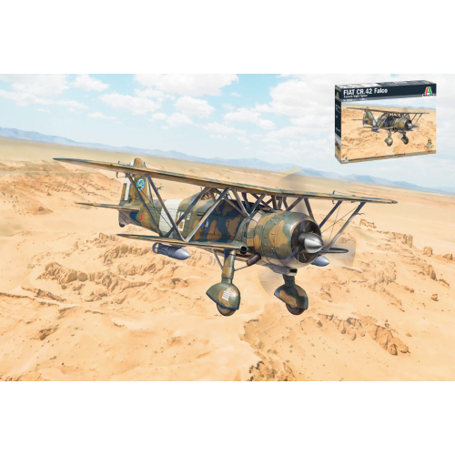 FIAT CR.42 FALCO ASSAULT/NIGHT FIGHTER KIT 1:48 Italeri Kit Aerei Modellino