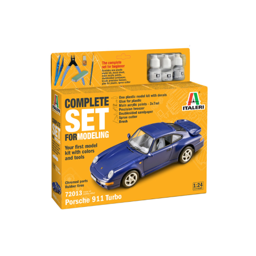 PORSCHE 911 TURBO KIT 1:24 Italeri Kit Auto Modellino