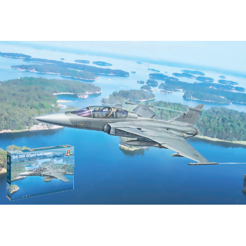 JAS-39 TWIN SEATER KIT 1:72 Italeri Kit Aerei Modellino