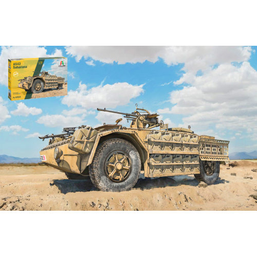 AS 42 SAHARIANA KIT 1:72 Italeri Kit Mezzi Militari Modellino