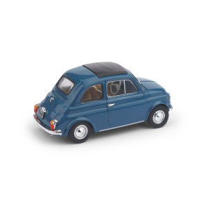 FIAT 500 F 1965-72 CHIUSA BLU MEDIO 1:43 Brumm Auto Stradali Modellino