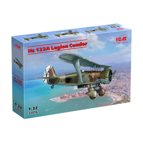 HS 123A-1 LEGION CONDOR KIT 1:32 ICM Kit Aerei Modellino