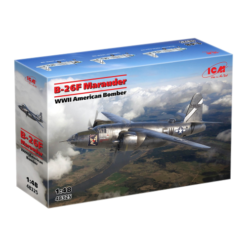 B-26F MARAUDER WWII AMERICAN BOMBER KIT 1:48 ICM Kit Aerei Modellino