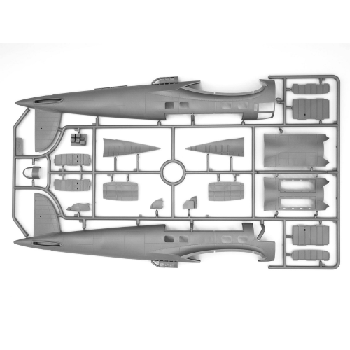 CAPTURED HEINKEL KIT 1:48 ICM Kit Aerei Modellino