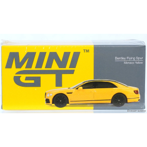 BENTLEY FLYING SPUR 2023 MONACO YELLOW 1:64 Mini GT Auto Stradali Modellino