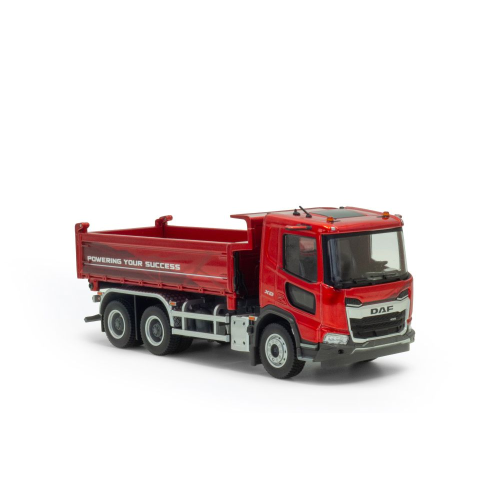 DAF XD KIPPER RED 1:50 Universal Hobbies Camion Modellino