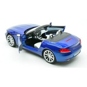 BMW Z4 2010 BLUE 1:24 MotorMax Auto Stradali Modellino