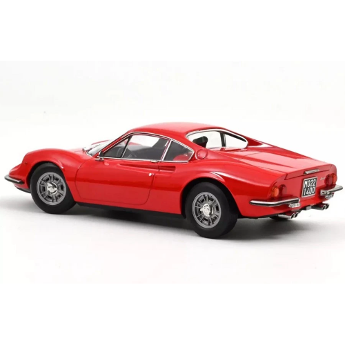 FERRARI DINO 246 GT 1968 RED 1:18 Norev Auto Stradali Modellino