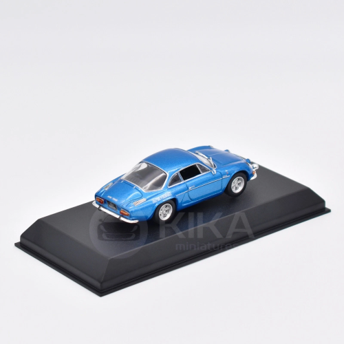 ALPINE A110 1600 S 1973 ALPINE BLUE WITH SIDE LOGO 1:43 Norev Auto Stradali Modellino