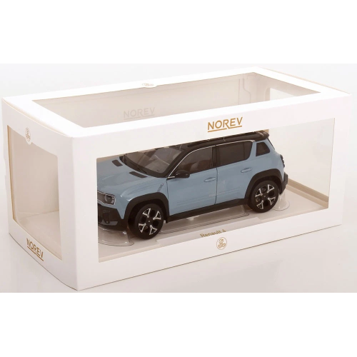RENAULT 4 E-TECH 100% ELECTRIC 2025 CLOUD BLUE 1:18 Norev Auto Stradali Modellino